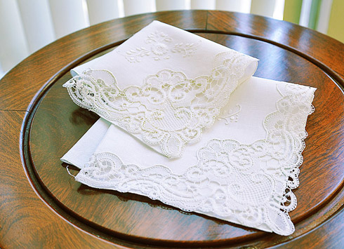 Venetian Lace Handkerchiefs